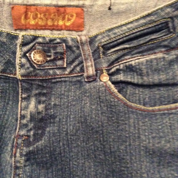 Cosmo.  Retro  Vintage  Stretch  Jean  Shorts - Picture 4 of 8